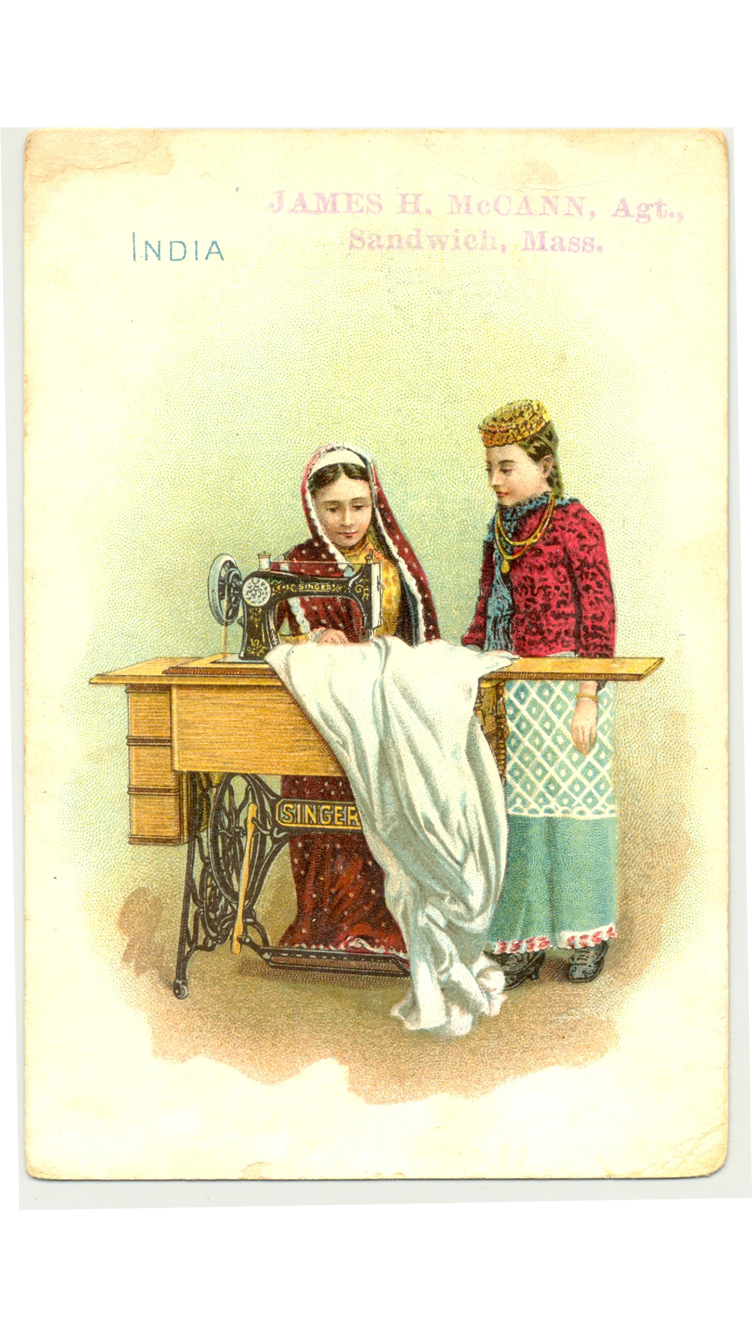 Sewing Machine at use CHHATRAPATI SHIVAJI MAHARAJ VASTU SANGRAHALAYA